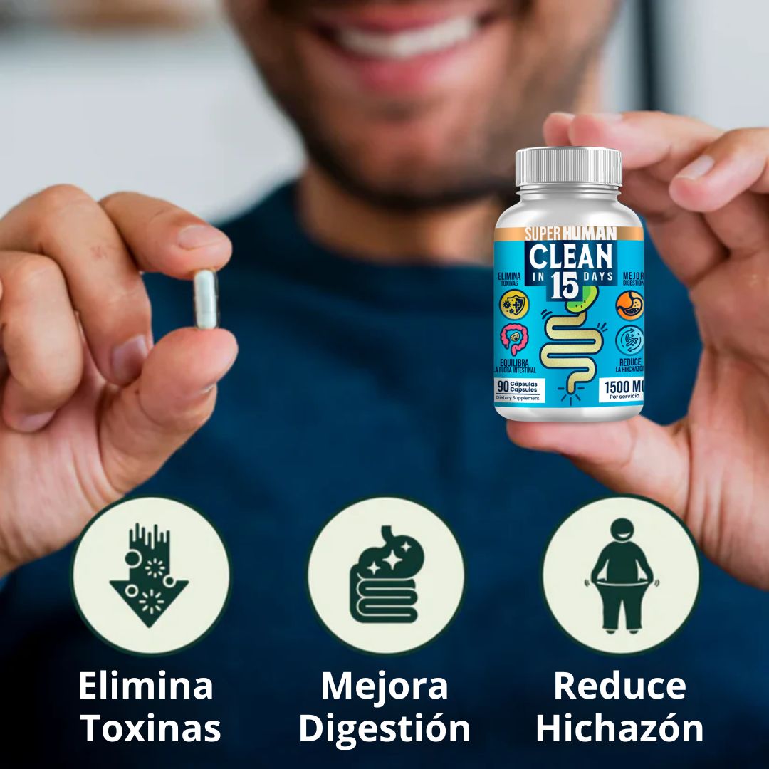 Clean15™ Limpieza Completa Estomacal en 15 días SuperHuman™