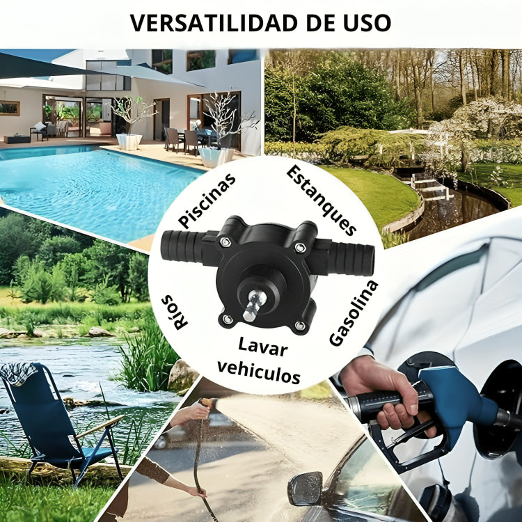 PowerPump™ - CONVERTIDOR DE TALADRO A BOMBA DE AGUA