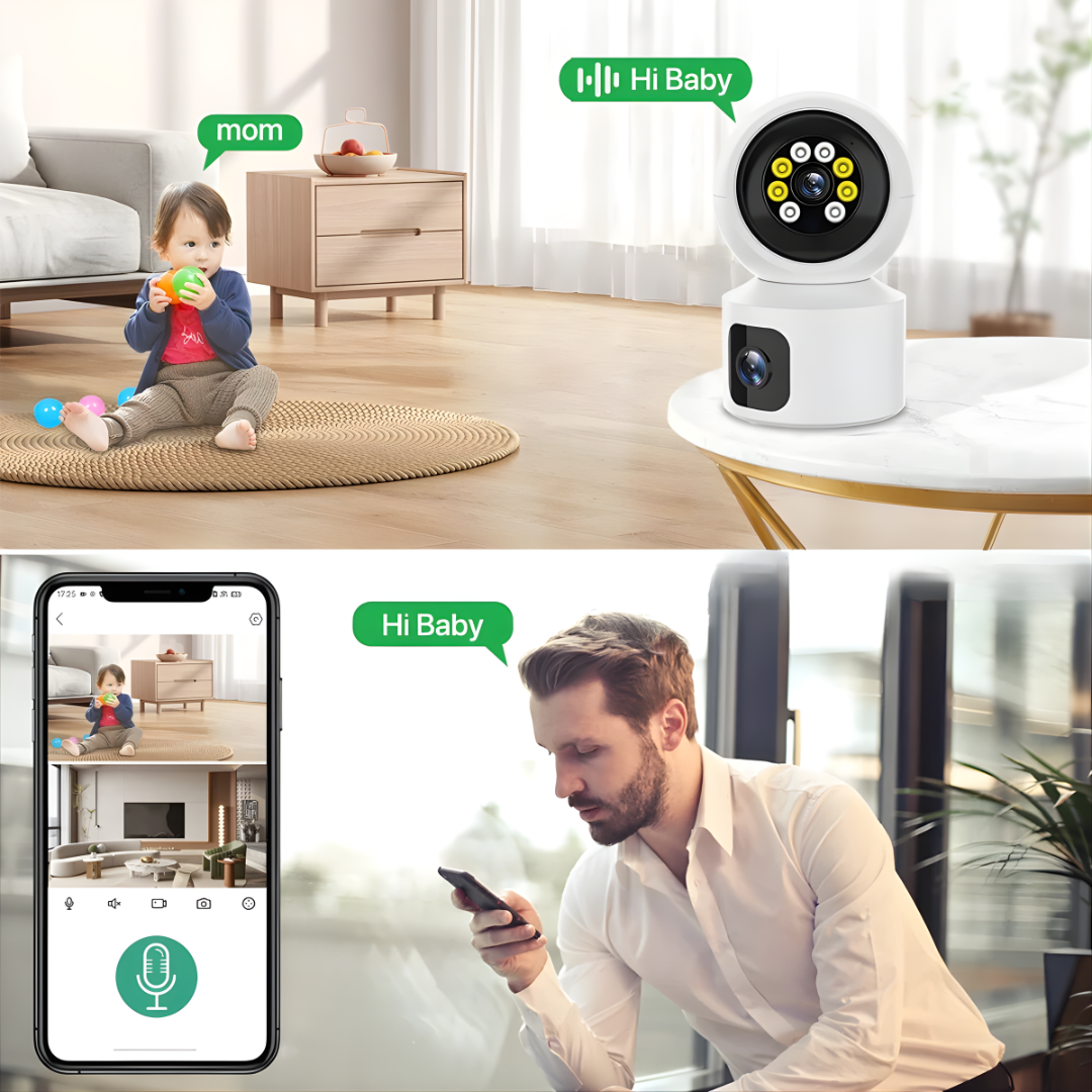 WIFI SMART DOBLE CÁMARA – Seguridad inteligente, visión total y tranquilidad en todo momento