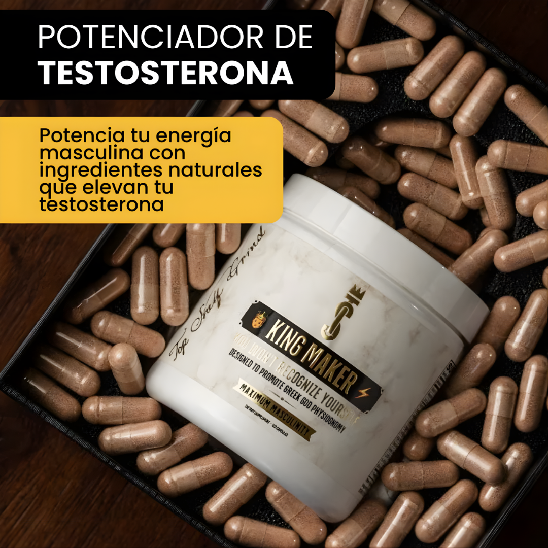 KING MAKER – Potenciador natural de testosterona para hombres
