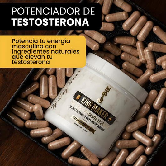 KING MAKER – Potenciador natural de testosterona para hombres