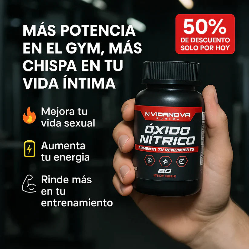 ÓXIDO NÍTRICO Premium - Suplemento 1000 mg