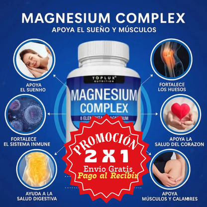 🔥2 x 1 Magnesio Complex™ 8 en 1  💊