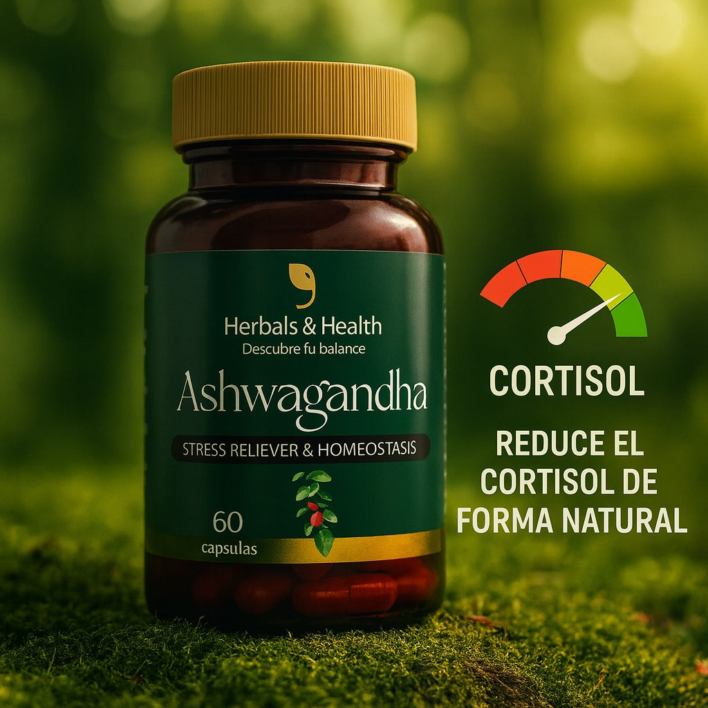 ASHWAGANDHA CAPSULAS - Libérate del Estrés y la Fatiga