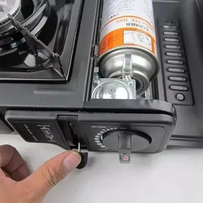 Estufa Calentador Portátil Camping + Tanque de Butano GRATIS