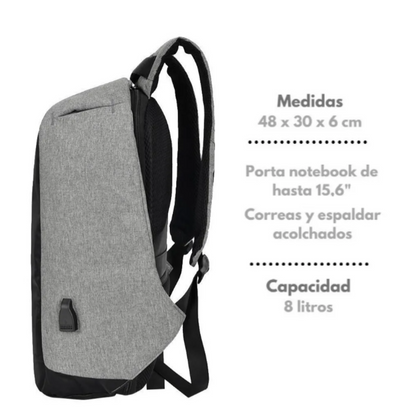 BOLSO MALETA ANTI-ROBO CON PUERTO USB