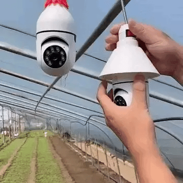 Cámara Bombilla De Seguridad Robótica 360° 2 en 1 - LightCam™