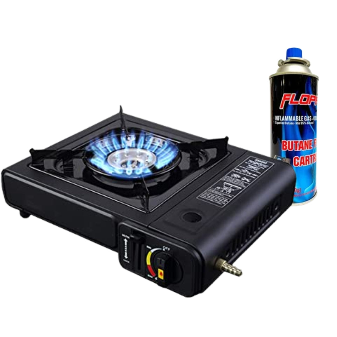 Estufa Calentador Portátil Camping + Tanque de Butano GRATIS