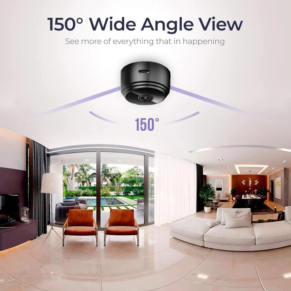 Mini Cámara Wifi Espía HD