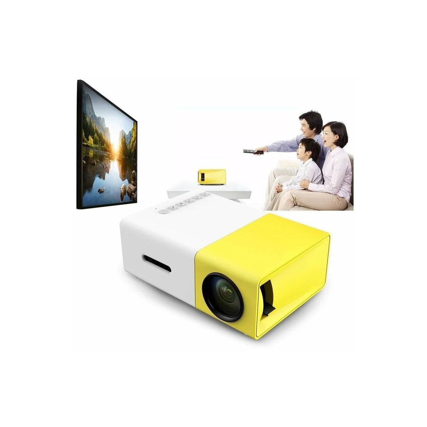 MINI PROYECTOR LED PORTATIL