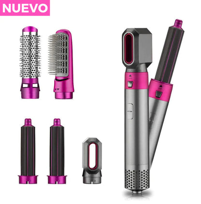 Cepillo Eléctrico Secador Pelo 5 En 1